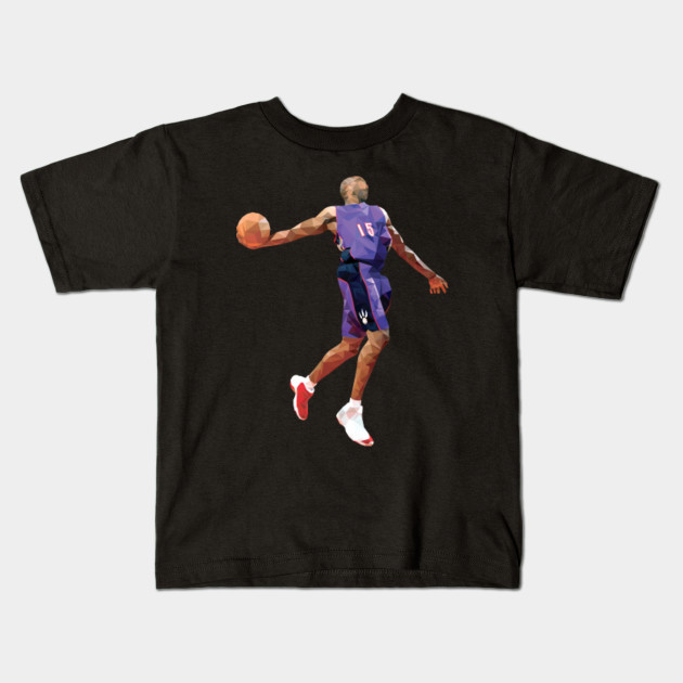 Vince Carter Dunk Contest Low Poly - Vince Carter - Kids T-Shirt | TeePublic